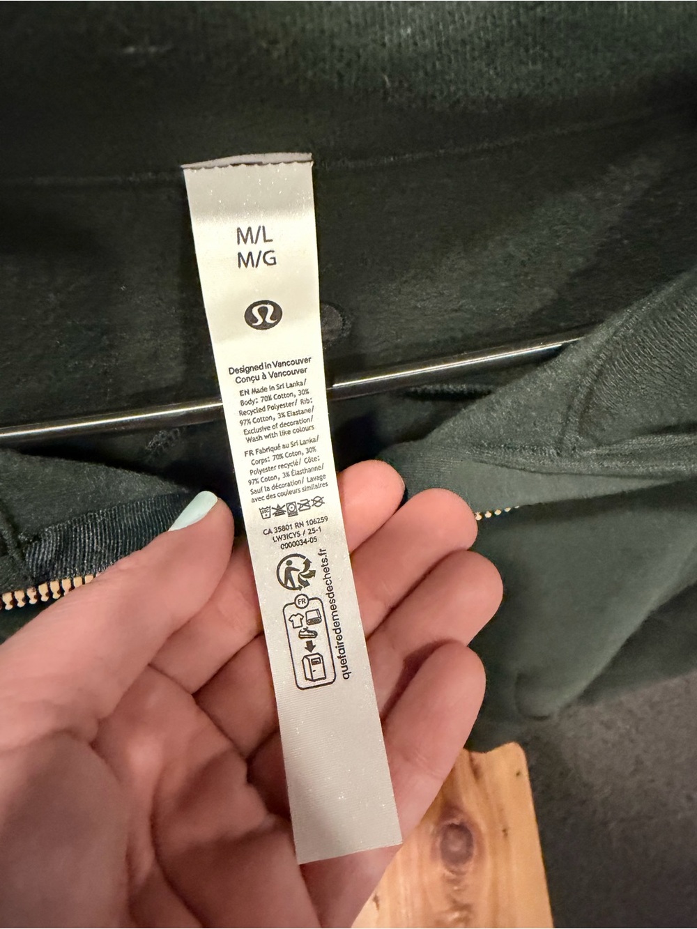 Lululemon Scuba Oversized Funnel Neck, Half Zip, NWT - Picture 2 of 4